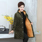 Middle-aged and Elderly Cotton-padded Clothes Women's Mid-length Mothers Wear Cotton-padded Jackets for The Elderly