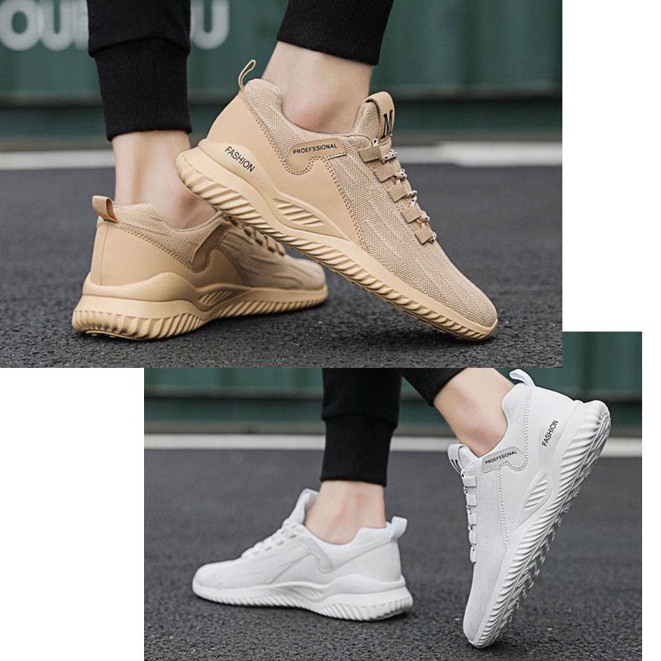 Mesh Breathable Casual Shoes Men's Sneakers Fashionable Men's Shoes Coconut Shoes Light Sneakers