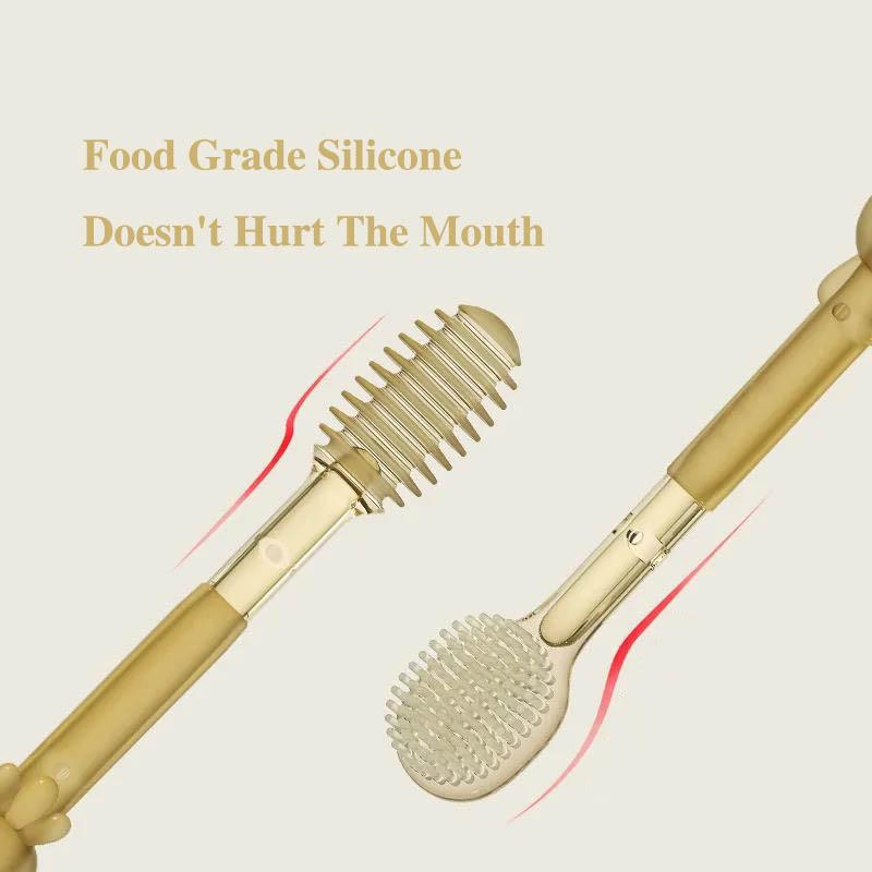 Children's Baby Toothbrush 0-6 Years Old Silicone Super Soft Tongue Coating Milk Toothbrush Baby Oral Cleaner