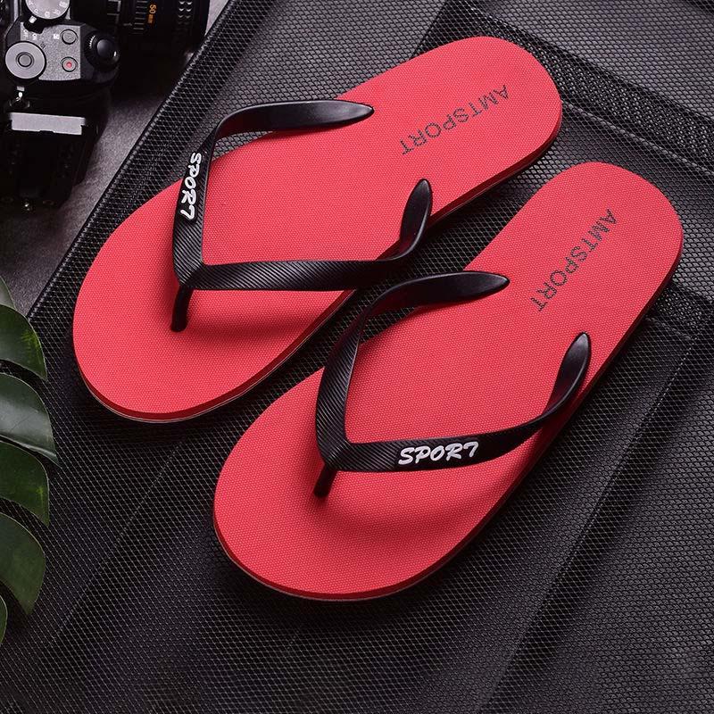Men's Summer Non-slip Sandals and Slippers Rubber Wear-resistant Outer Beach Shoes