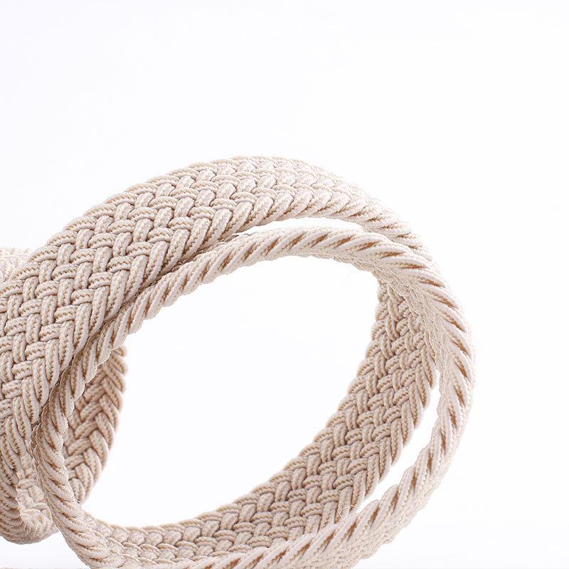 Belts Women Nylon Skinny Wide Buckle Waist Belt Adjustable Waistband Strap