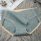 6Pcs/Set Solid Color Briefs Women's Large Size Panties Cotton Soft Breathable High Quality Underpants
