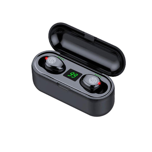 Bluetooth Earphones Mini LED Display Headphone Stero Sound 2000mah Power Bank Sport Wireless Headset