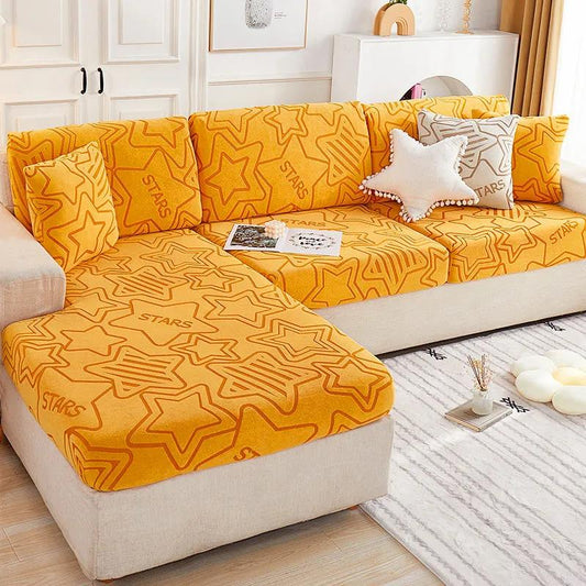 All-inclusive Universal Cover Elastic Jacquard Plush Sofa Cover Non-slip Sofa Cover Cover Four Seasons Universal Cushion