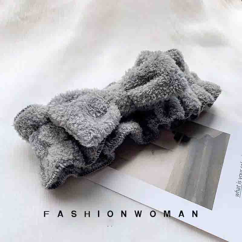 Sweet and Cute Headband with Big Bow, Face Wash, Headgear, Make-up, Hair-pressing Headband