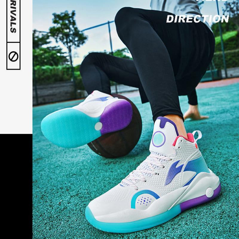 Basketball Shoes Friction Sound Men's Shoes Sneakers Marshmallow Sports Shoes Breathable Running Shoes