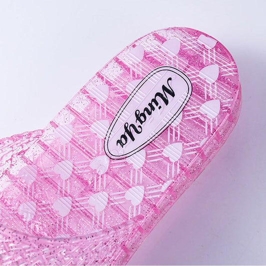 Bathroom Slippers Women's Shower Non-slip Women's Crystal Slippers Outer Wear Sandals and Slippers Women's Home Sandals