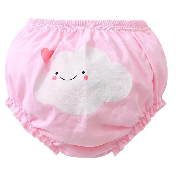 Children's Pants Summer Baby Bread Shorts Thin Short Boys and Girls Ruffle Solid Loose Casual Short