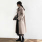 Thick over-knee woolen coat woman clothing woolen coat female mid-length autumn and winter