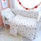 Crib Bed Surrounding Newborn Baby Pure Cotton Anti-collision Children's Stitching Bed Bed Surrounding Winter Thickening Bed Surrounding Soft Package