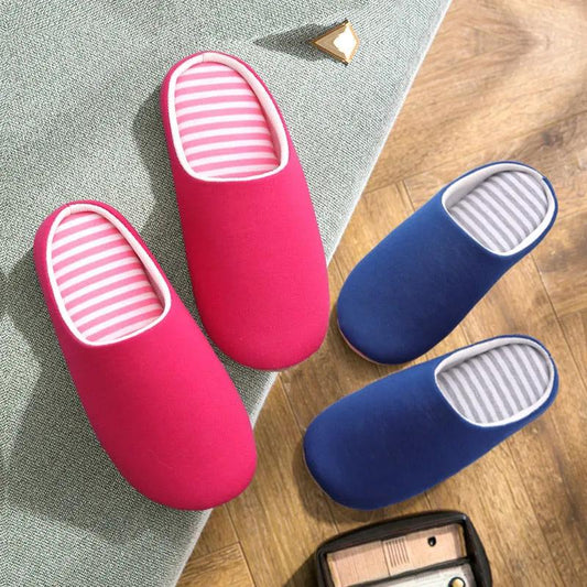 Winter Indoor Women Slippers House Plush Soft Cotton Slippers Non-slip Floor Shoes Home Slippers Women Slides for Bedroom