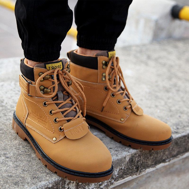Men's Winter Leather Men Waterproof Snow Boots Leisure Boots Retro Shoes for Men Big Size 39-46