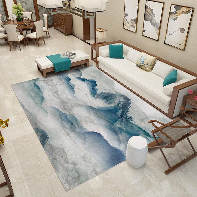 Modern Minimalist Chinese Style Classical Zen Bedroom Carpet Chinese Style Carpet Living Room Antique Sofa Coffee Table Blanket