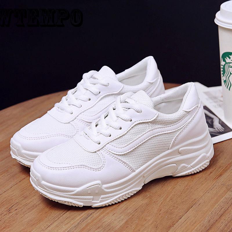 Sneakers Women Trendy Chunky Dad Shoe Laces Platform Shoes Camouflage Sneakers