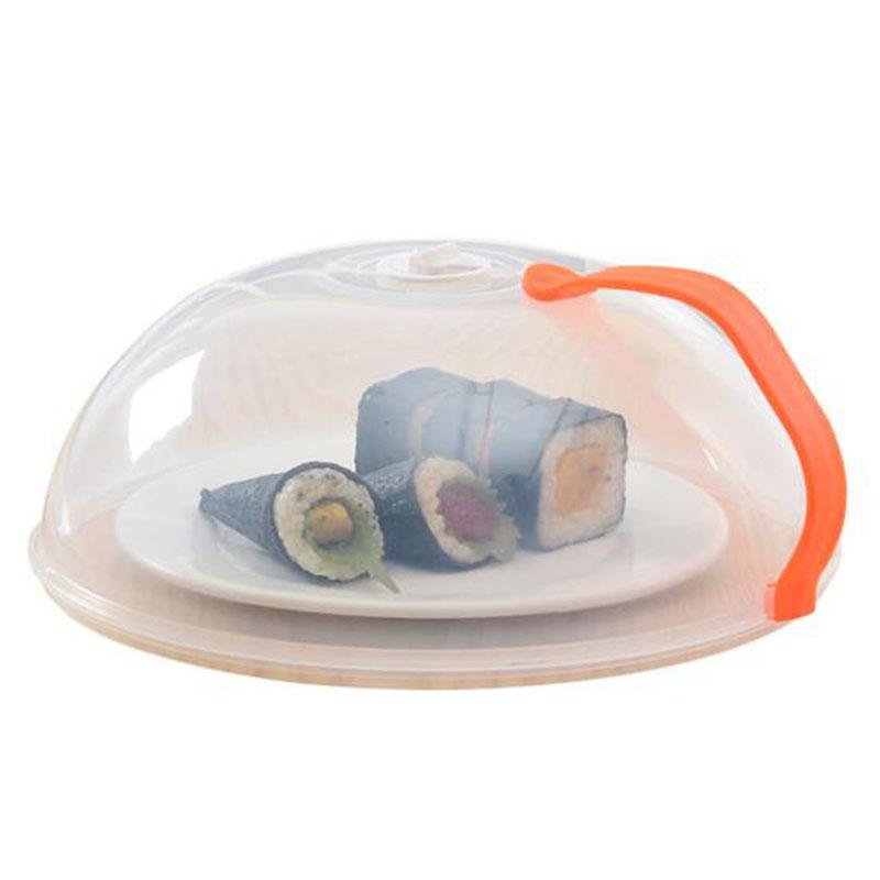 Microwave Splash Guard Professional Microwave Food Anti-Spray Cover, Heat Resistant Lid With Handle