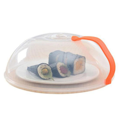 Microwave Splash Guard Professional Microwave Food Anti-Spray Cover, Heat Resistant Lid With Handle
