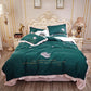 Embroidered Thick Brushed Princess Style Four-piece Lace Duvet Cover Double Bed Single Bedspread Bedding