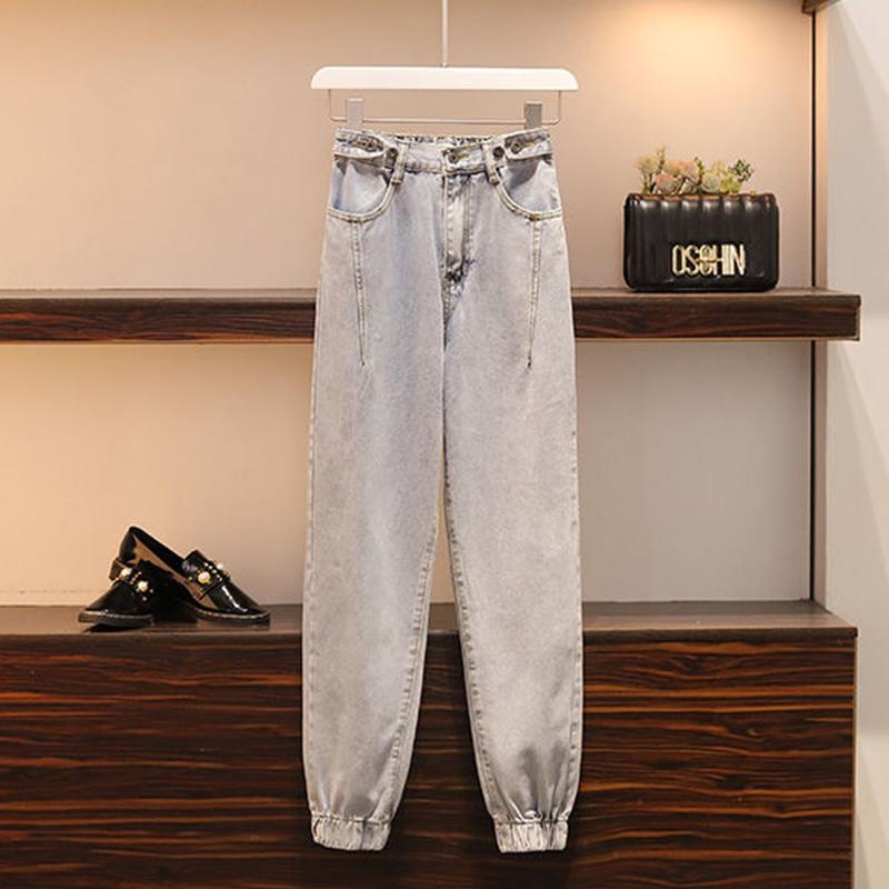 Plus Size Women's Autumn Suit Women's 2021 Dress Women's All-match Jeans Two-piece Suit