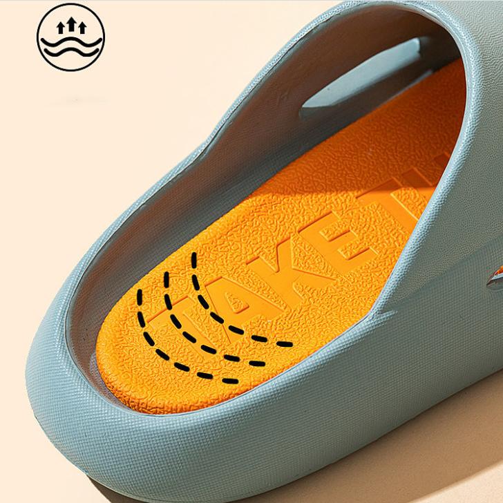 Women's Summer Thick-soled Slippers for Outdoor Wear Home Indoor Super Soft Non-slip Couple Sandals and Slippers
