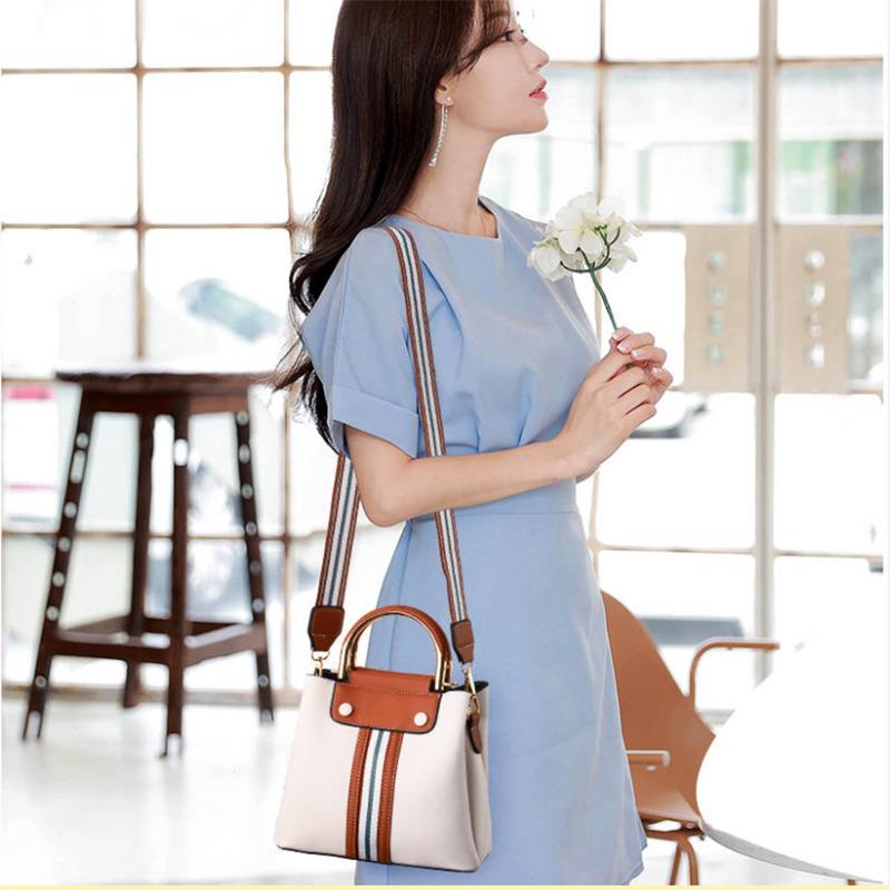 Women Three-layers Waterproof  Crossbody Bag Genuine Leather Hand Bag Multifunction Shoulder Bag