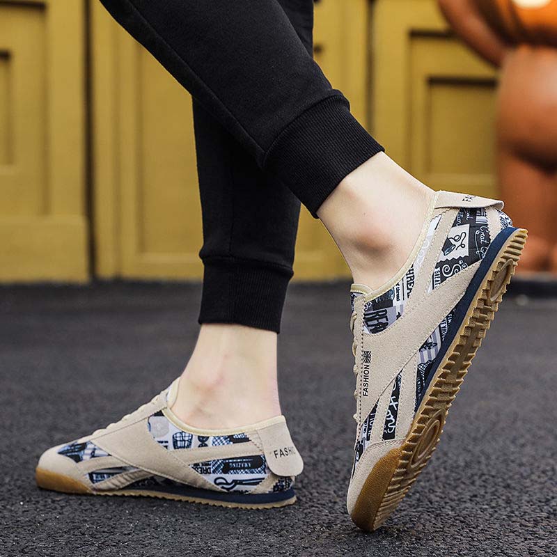 New Men's Shoes Pop Sports Casual Shoes Men's Canvas Shoes Men's Flat Shoes