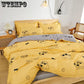 Cartoon Cat Bedding Set Animals Kids Bed Sets Girls Boys Home Textile Kids Girls Bedroom Decor Cover Pillowcase