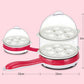 Electric 14 Eggs Boiler Food Steamer Cooking Machine With Frying Pan Non-stick