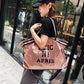 Large-capacity Sequined Bag Fashion Yoga Bag One-shoulder European and American Leisure Messenger Letter Gym Bag Short-distance Travel Bag