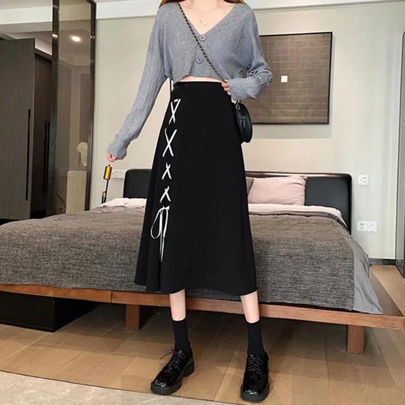 Plus Size Women's Skirts Mid-Length Wear Spring and Autumn Women's Bottoms