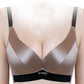 Bra Comfortable Seamless Shirt 3/4 Cup Sexy Ultra-thin Cup Without Steel Ring Gathered Ladies Bra