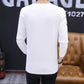 95% Cotton Pure Cotton Long-sleeved Men's Sweater Autumn Fashion Trend Tops Round Neck Sweatshirts