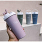 500ml Insulated Coffee&Tea Mug Portable Vacuum Cup 18/8 Stainless Steel Thermos Straw Water Bottle