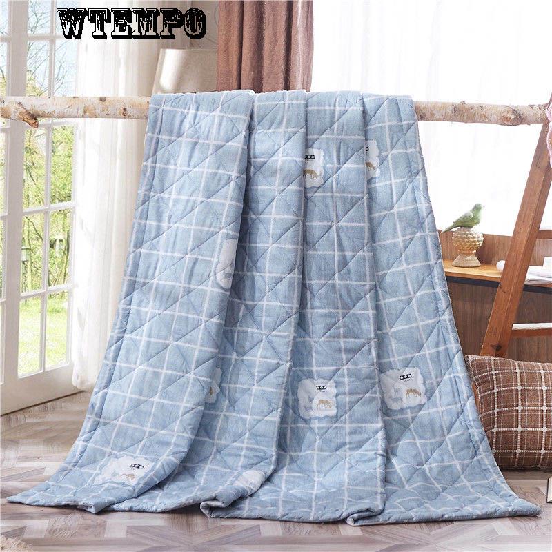 WTEMPO Printed air conditioner cool washable thin quilt stylish and comfortable quilt core summer