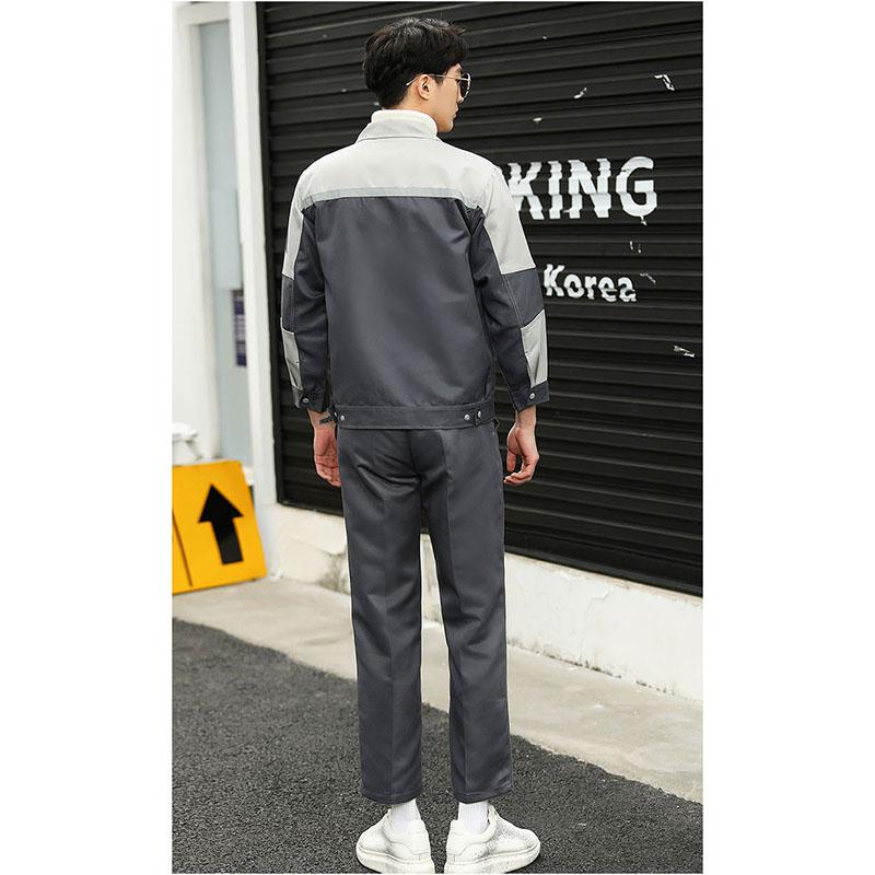 Labor Insurance Overalls Suit Men's Spring and Autumn Trousers Long-sleeved Thick Wear-resistant Dirty-resistant Men's Workwear Suit
