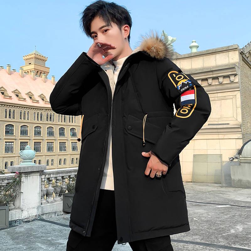 Winter Khaki Parkas Men Thicken Warm Jacket Fleece Parka Coats Casual Jackets Hooded Cotton Outwear