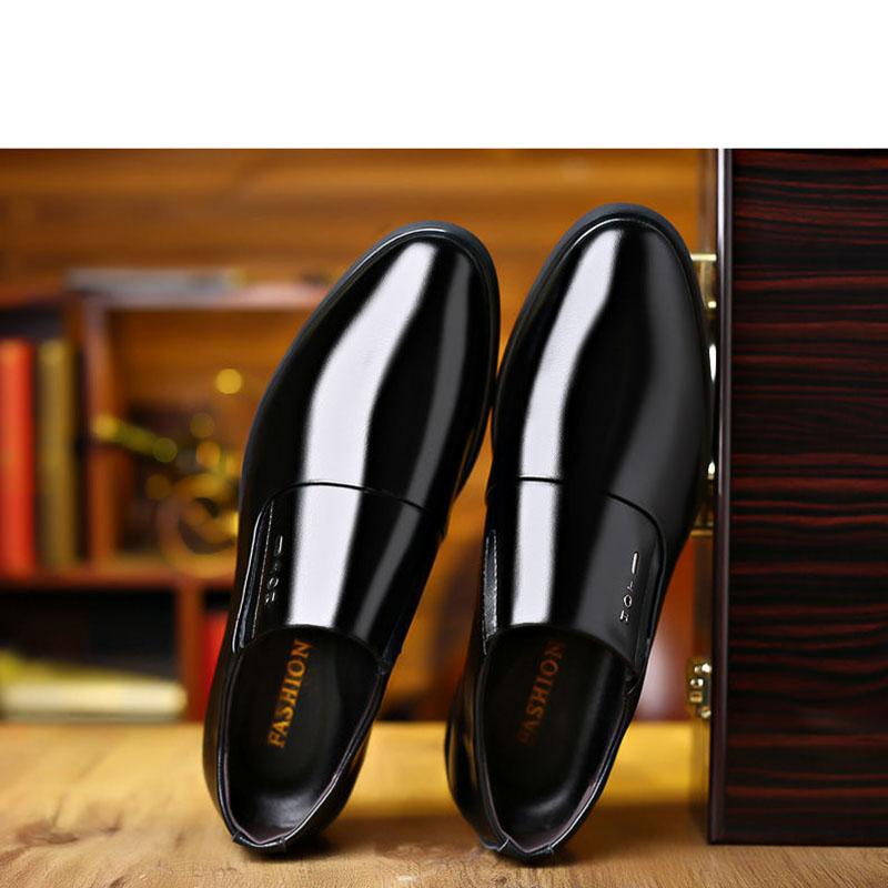 Men's Shoes Spring and Summer Casual Single Shoes Business Formal Wear Leather Shoes Casual Men's Korean Single Shoes Wedding Shoes