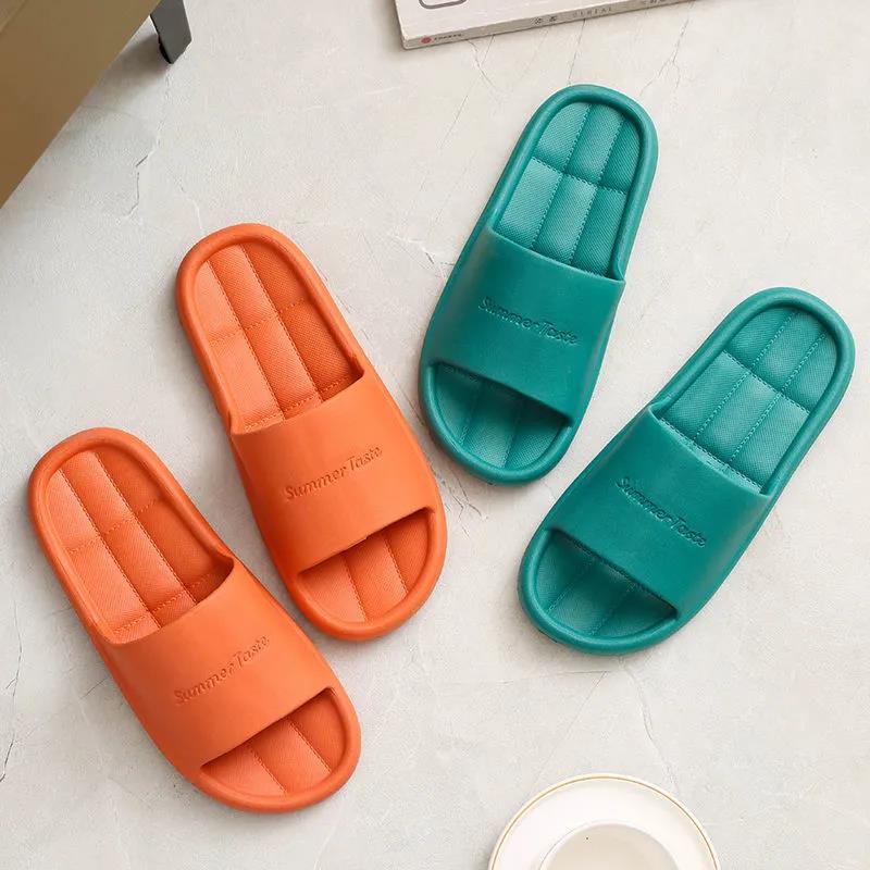 Slippers Women's Summer Non-slip Bathroom Sandals and Slippers Home Shoes Soft-soled Slippers Bathing Household Sandals and Slippers