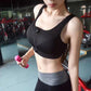 Women's Speed Dry Sports Underwear Gym Fitness Bra Running Gather Shockproof Students Rimless Yoga Vest Sports Bra Beautiful Bare Breasts