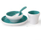 Chinese Style Restaurant Hotel Melamine Two-color Set of Four-piece Creative Anti-fall Imitation Porcelain Tableware
