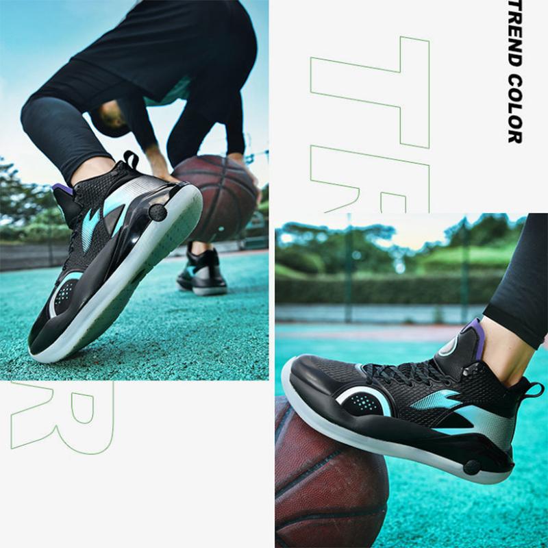 Basketball Shoes Friction Sound Men's Shoes Sneakers Marshmallow Sports Shoes Breathable Running Shoes