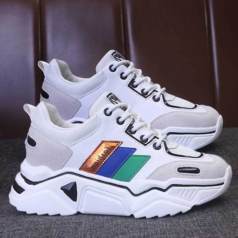 Women's Platform Sneakers Women Shoe Lace Up Shoes 5cm High Heel Women Sneakers Trainers Dad Shoes