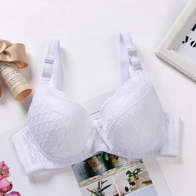 Steel Ring Lace Small Chest Gathers The Upper Thin and The Lower Thick Anti-sagging Shaping Sexy Breasts Upper Support Women's Underwear Bra
