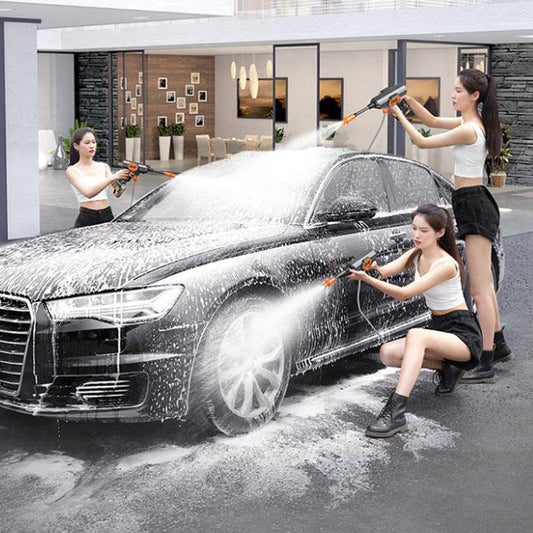 88VF AUX High Pressure Car Water Gun Set Garden Sprinkler Car Washer Portable Cleaning Tool 10800mAh