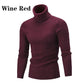 6-color Lightweight Shirt High Neck Pullover Knitted Twist Sweater Long Sleeve Comfortable Trend