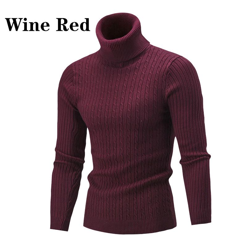 6-color Lightweight Shirt High Neck Pullover Knitted Twist Sweater Long Sleeve Comfortable Trend