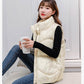 Cotton Jacket Women's Shiny Korean Short Waistcoat Winter Loose Colorful Stand-up Collar Down Cotton Jacket
