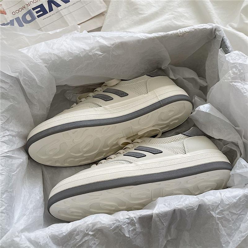 Mesh Small White Shoes Women's Mesh Breathable All-match Student Casual Sports Shoes Korean Retro Sneakers