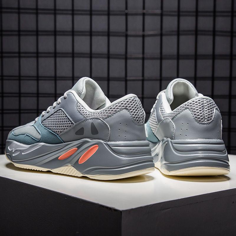 Thick Bottom 700 Sports Shoes Male Kanye Summer Shoes Men Korean Version of The Trend of Wild Students Casual Running Shoes