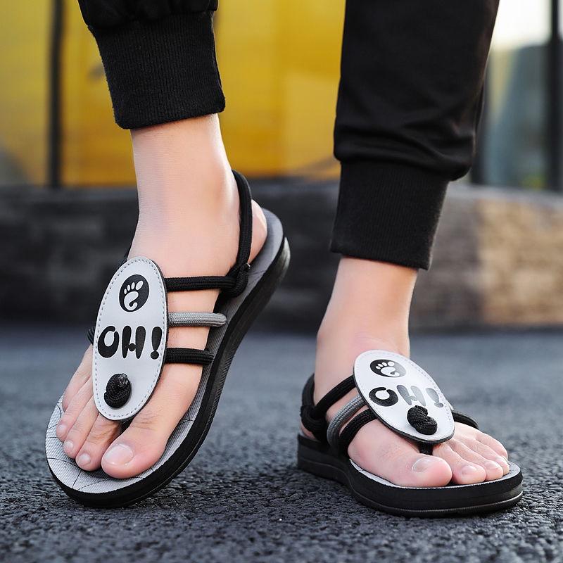 Summer Flip Flop Men's Slippers Fashion Patchwork Outdoor Men Slippers Massage Bathroom Flip Flops Men Beach Slippers
