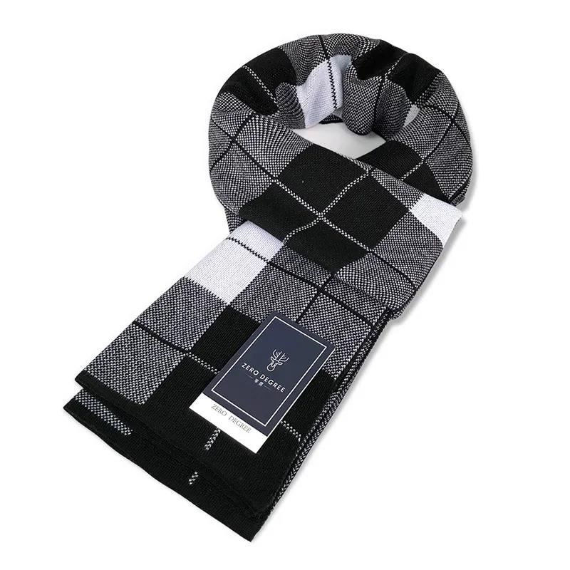 Winter Imitation Cashmere Scarf Men's Multi-color Optional Fashion Printing Scarf Thick Warm High-end Wool Scarf Christmas